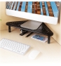 Gembird MS-TABLE-02 soporte para monitor Negro Escritorio