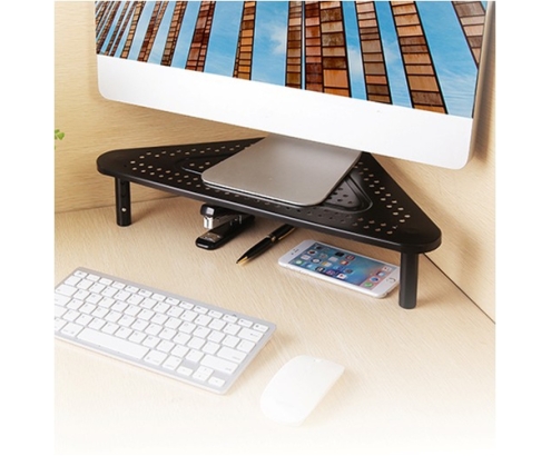 Gembird MS-TABLE-02 soporte para monitor Negro Escritorio