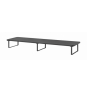 Gembird MS-TABLE2-01 soporte para monitor Escritorio Negro