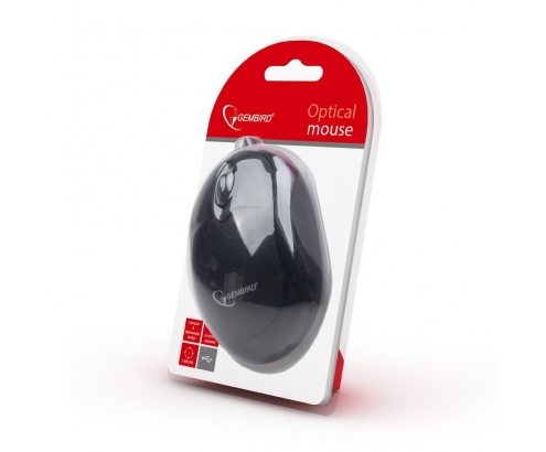 Gembird MUS-U-01 ratón Ambidextro USB tipo A Í“ptico 1000 DPI