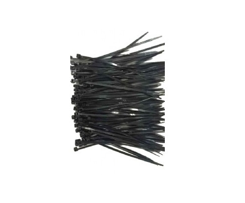 Gembird NYTFR-250X3.6 presilla Nylon Negro 100 pieza(s)