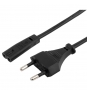 Gembird PC-184/2 cable de alimentación Negro 1,8 m Enchufe tipo C C8 acoplador