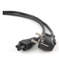 Gembird PC-186-ML12-0.5M cable de transmisión Negro 0,5 m CEE 7/7 C5 acoplador
