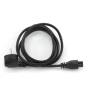 Gembird PC-186-ML12-0.5M cable de transmisión Negro 0,5 m CEE 7/7 C5 acoplador