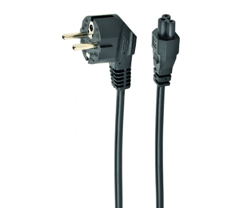 Gembird PC-186-ML12-0.5M cable de transmisión Negro 0,5 m CEE 7/7 C5 acoplador