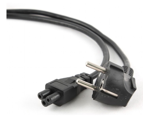 Gembird PC-186-ML12-0.5M cable de transmisión Negro 0,5 m CEE 7/7 C5 acoplador