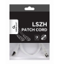 Gembird PP6A-LSZHCU-W-0.5M cable de red Blanco 0,5 m Cat6a S/FTP (S-STP)