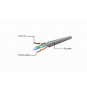 Gembird PP6U-0.25M latiguillo de red cat6 U/UTP 0.25m blanco 