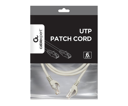 Gembird PP6U-1.5M cable de red Gris 1,5 m Cat6 U/UTP (UTP)