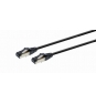 Gembird PP8-LSZHCU-BK-0.25M cable de red Negro 0,25 m Cat8 S/FTP (S-STP)