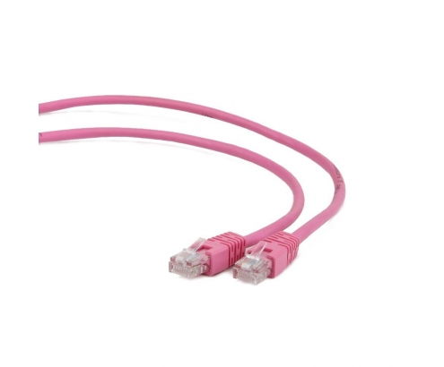 Gembird RJ45/RJ45 Cat5e 3m cable de red Rosa U/UTP (UTP)