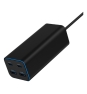 Gembird TA-UC-2A2C-PD100-01-BK cargador de dispositivo móvil Portátil, Smartphone Negro Corriente alterna Carga rápida Interior