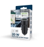 Gembird TA-UC-A2PDQC20-CAR-01 cargador de dispositivo móvil Universal Negro Encendedor de cigarrillos Carga rápida Auto