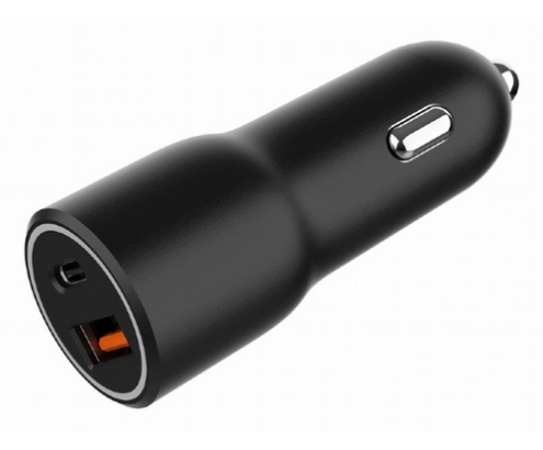 Gembird TA-UC-AC2PDQC38-CAR-01 cargador de dispositivo móvil Universal Negro Encendedor de cigarrillos Carga rápida Auto