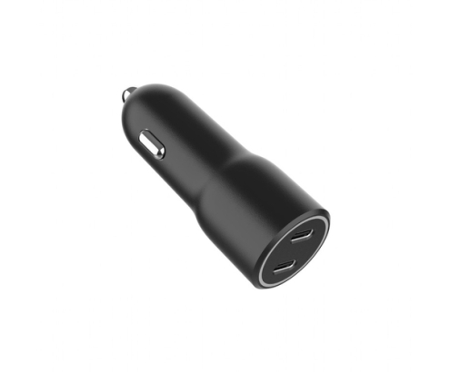 Gembird TA-UC-C2PD40-CAR-01 cargador de dispositivo móvil Universal Negro Encendedor de cigarrillos Carga rápida Auto
