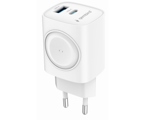 Gembird TA-UC-PDQCW20-01-W cargador de dispositivo móvil Universal Blanco Corriente alterna Carga rápida Interior