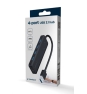 Gembird UHB-U3P4P-02 hub de interfaz USB 3.2 Gen 1 (3.1 Gen 1) Type-A 5000 Mbit/s Negro