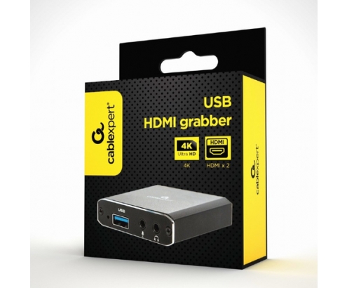 Gembird UHG-4K2-01 Adaptador gráfico USB Negro