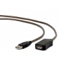 Gembird USB A/USB A M/F 5m cable USB USB 2.0 Negro