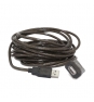 Gembird USB A/USB A M/F 5m cable USB USB 2.0 Negro