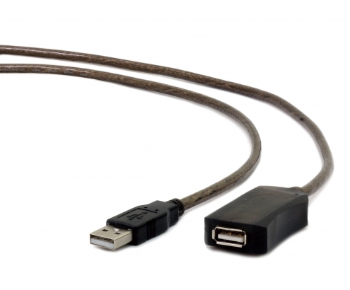 Gembird USB A/USB A M/F 5m cable USB USB 2.0 Negro