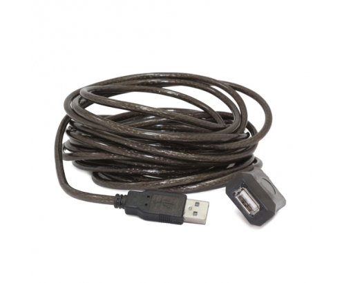 Gembird USB A/USB A M/F 5m cable USB USB 2.0 Negro
