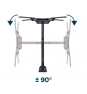 Gembird WM-55ST-01 soporte para TV 139,7 cm (55