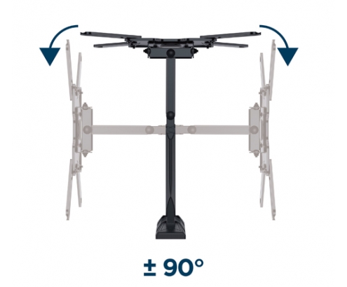 Gembird WM-55ST-01 soporte para TV 139,7 cm (55