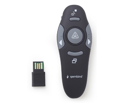 Gembird WP-L-11 mando a distancia IR inalámbrico Pantalla de proyección Botones