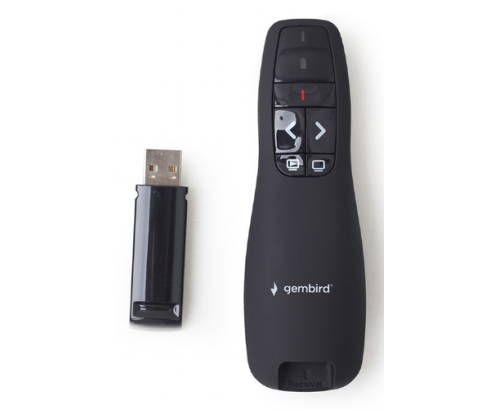 Gembird WP-L-12 mando a distancia IR inalámbrico Pantalla de proyección Botones
