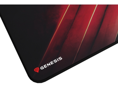 GENESIS Carbon 500 Maxi Flash G2 Alfombrilla de ratón para juegos Negro, Rojo