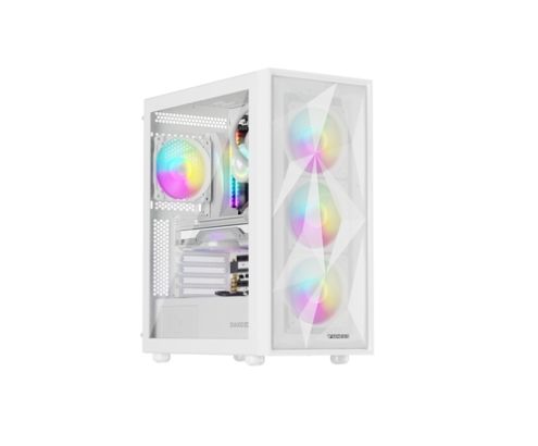 GENESIS Diaxid 605 ARGB Midi Tower Blanco