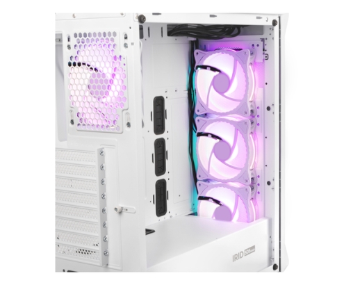 GENESIS Irid 505 ARGB Midi Tower Blanco