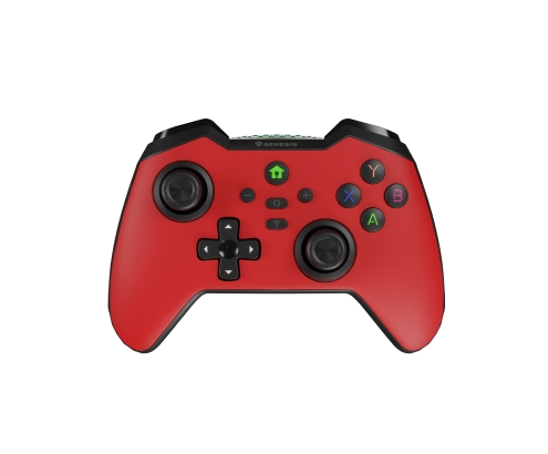 GENESIS Mangan 400 Rojo Bluetooth Gamepad Analógico/Digital Android, MAC, Nintendo Switch, PC, iOS