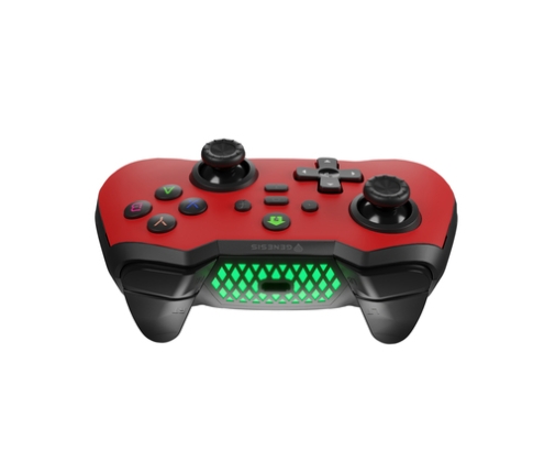 GENESIS Mangan 400 Rojo Bluetooth Gamepad Analógico/Digital Android, MAC, Nintendo Switch, PC, iOS