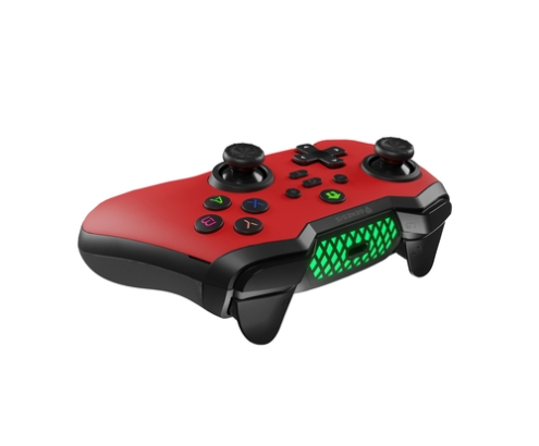 GENESIS Mangan 400 Rojo Bluetooth Gamepad Analógico/Digital Android, MAC, Nintendo Switch, PC, iOS