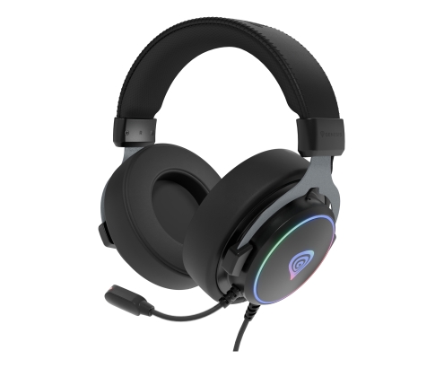 GENESIS Neon 764 Auriculares Alámbrico Diadema Juego USB tipo A Negro