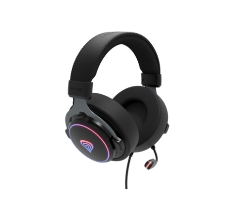 GENESIS Neon 764 Auriculares Alámbrico Diadema Juego USB tipo A Negro