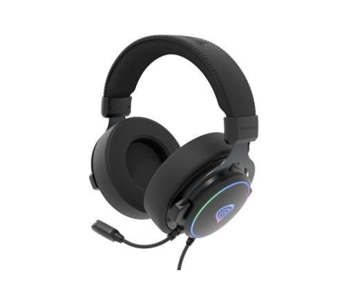 GENESIS Neon 764 Auriculares Alámbrico Diadema Juego USB tipo A Negro