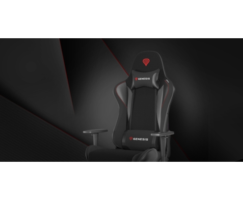 GENESIS Nitro 440 G2 Butaca para jugar Asiento acolchado Negro, Gris