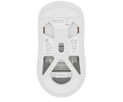 GENESIS NMG-2194 ratón Juego Ambidextro Bluetooth + USB Type-C Óptico 26000 DPI