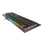 GENESIS Rhod 500 RGB teclado Juego USB QWERTY Español Negro, Gris