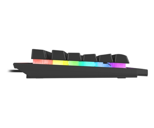 GENESIS Rhod 500 RGB teclado Juego USB QWERTY Español Negro, Gris