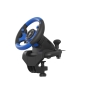 GENESIS Seaborg 350 Negro, Azul USB Volante + Pedales Nintendo Switch, PC, PlayStation 4, Playstation 3, Xbox 360, Xbox One, Xbox Series S, Xbox Serie