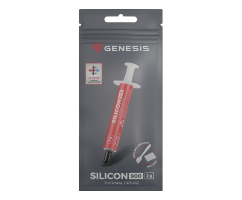 GENESIS Silicon 900 compuesto disipador de calor Pasta térmica 12,8 W/m·K 2 g