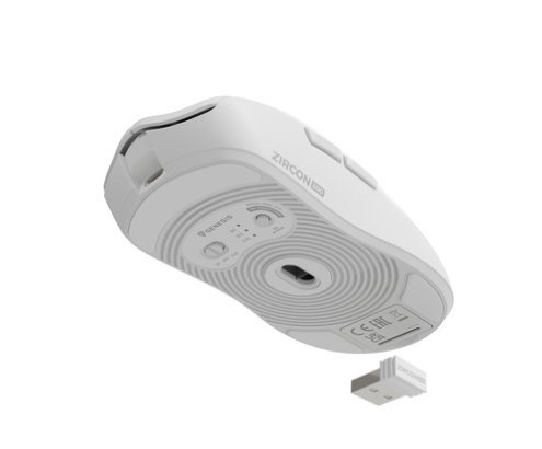 GENESIS Zircon 500 ratón mano derecha RF Wireless + Bluetooth + USB Type-C Óptico 10000 DPI