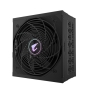 GIGABYTE AORUS ELITE P1000W ICE Fuente de Alimentación - PCIe 5.0, 80 PLUS Platinum, Diseño completamente modular, Ventilador de 120 mm, Compatible 