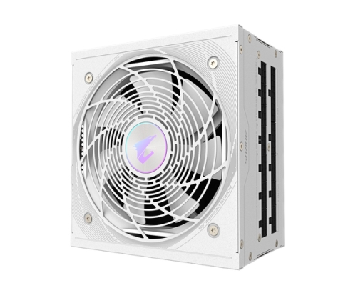 GIGABYTE AORUS ELITE P1000W ICE Fuente de Alimentación - PCIe 5.0, 80 PLUS Platinum, Diseño completamente modular, Ventilador de 120 mm, Compatible 