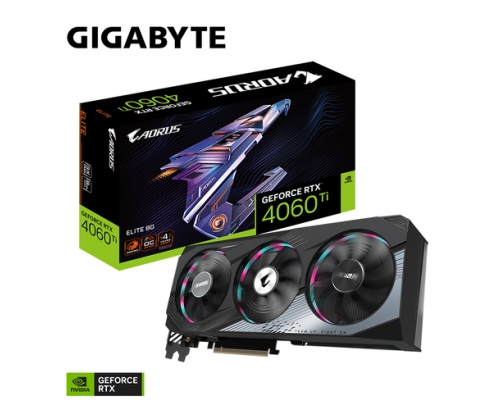 Gigabyte AORUS GeForce RTX 4060 Ti ELITE 8G NVIDIA 8 GB GDDR6