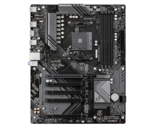 GIGABYTE B550 EAGLE Placa base - Procesadores AMD Ryzen serie 5000 G, VRM de 10+3+1 fases, hasta 3200 MHz DDR4, 1xPCIe 4.0 + 1xPCIe 3.0 M.2, LAN 1GbE,